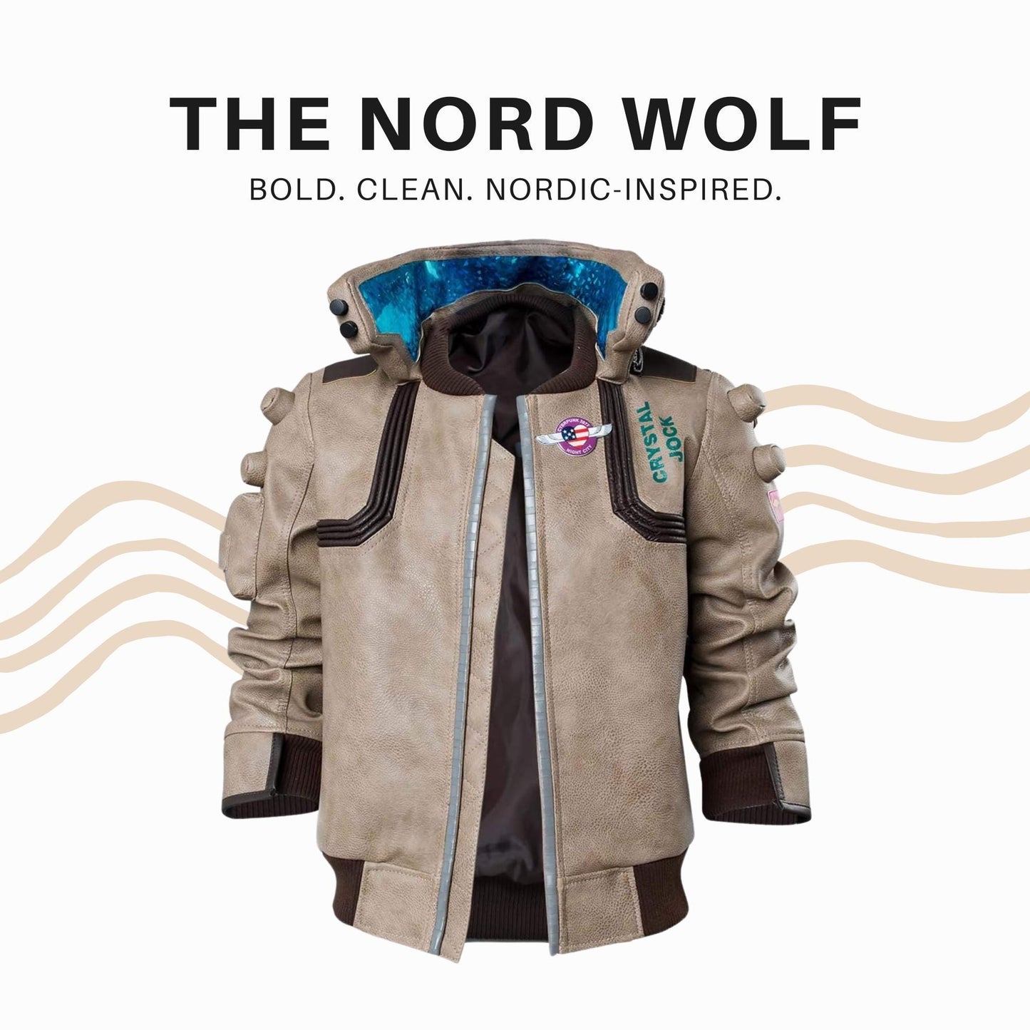 Cyberpunk 2077 Real Leather Samurai Bomber Jacket – Cosplay Coat