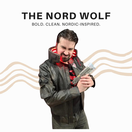 Cyberpunk 2077 Leather Jacket – Samurai LED Collar Cosplay Coat